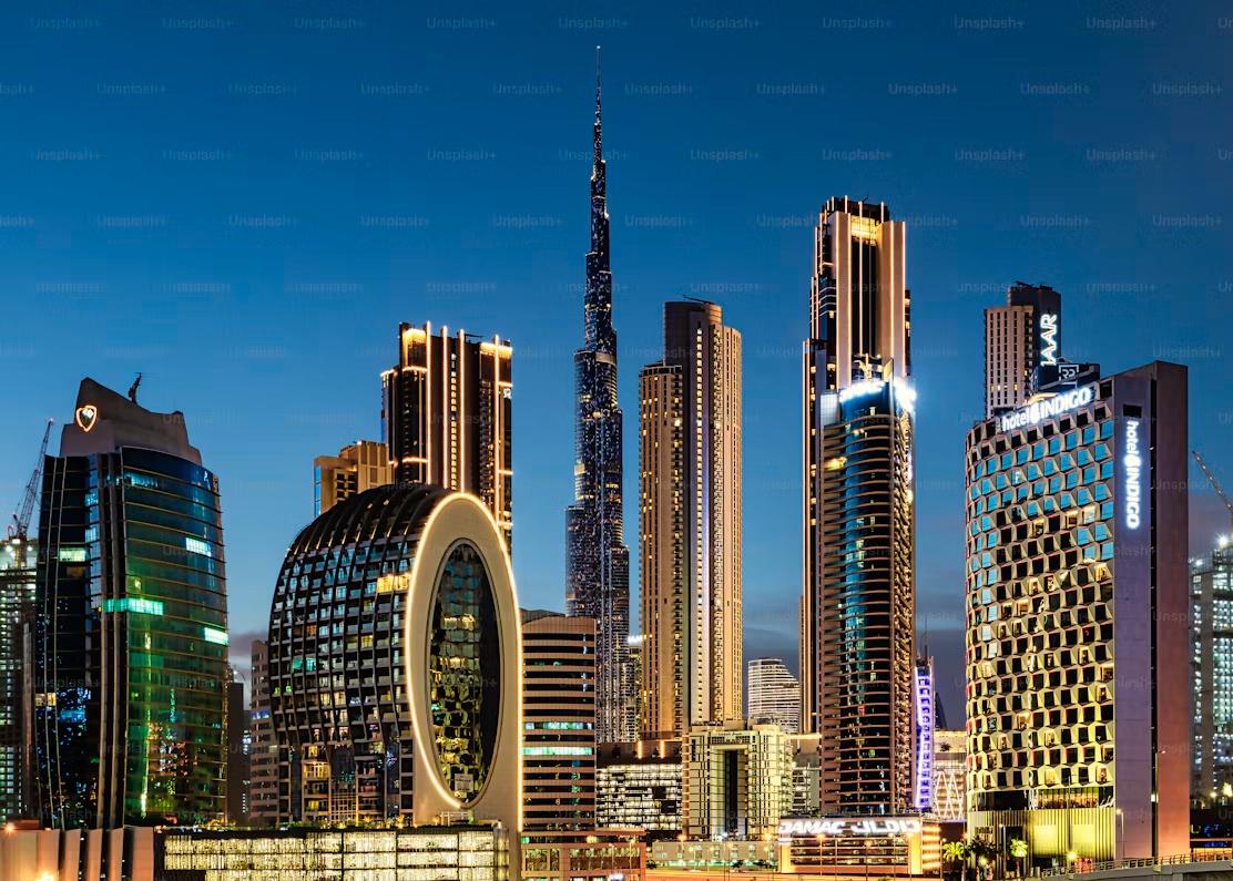 Luxury architecture in Dubai