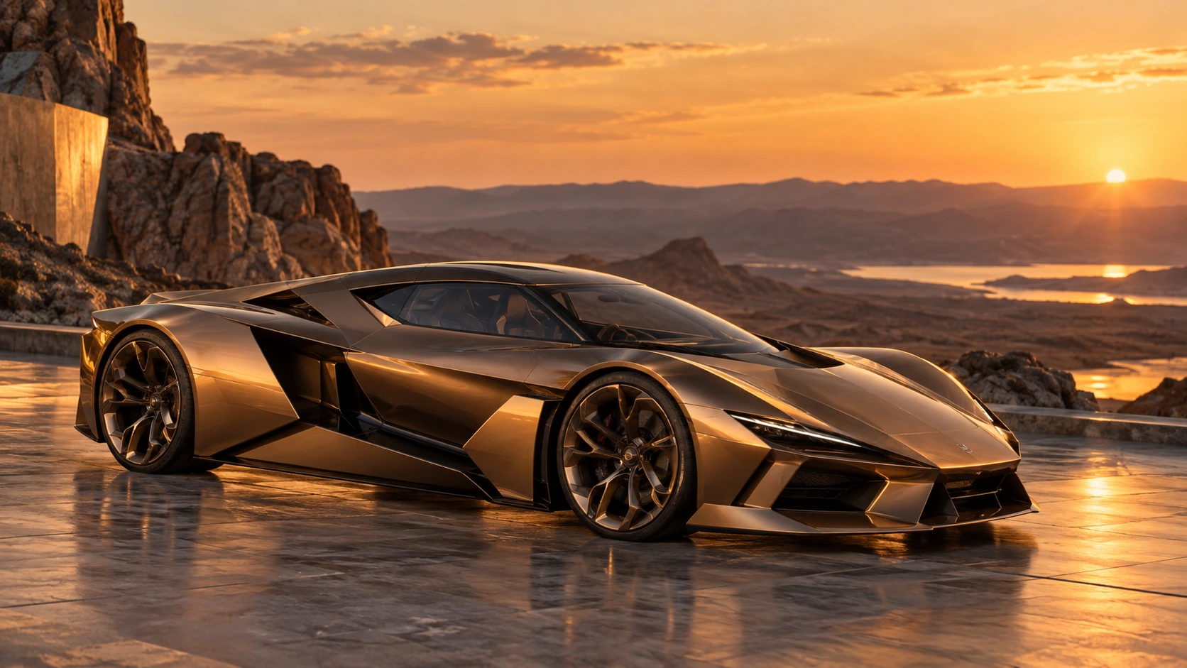 AI-generated illustration of Solstice Hyper GT. Fictional, not commercially available.