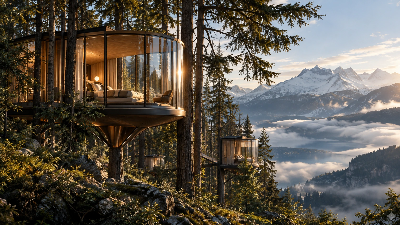 AI-generated illustration of Forest Observatory. Fictional, not commercially available.