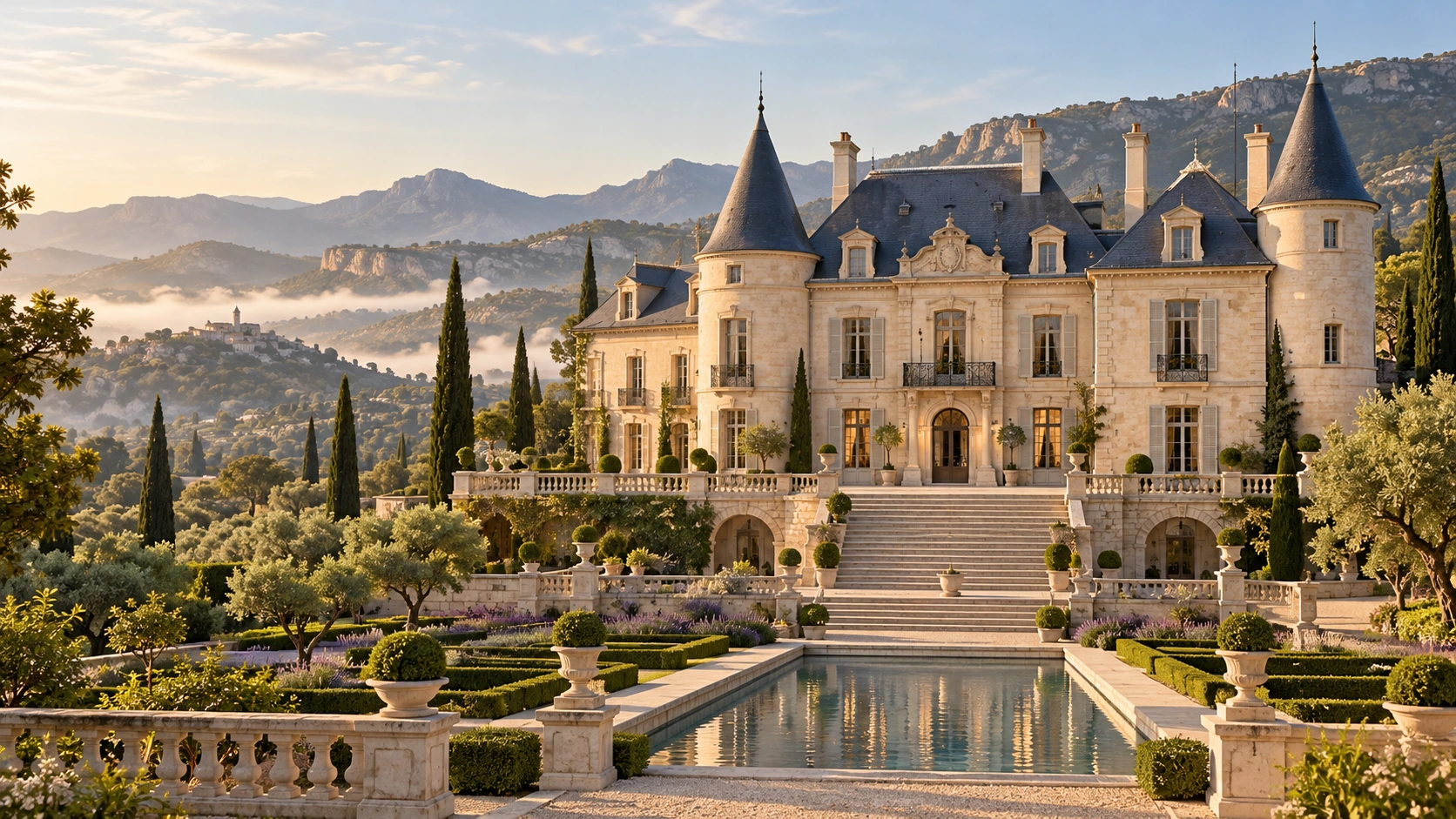 Château Clairmont — illustrative concept