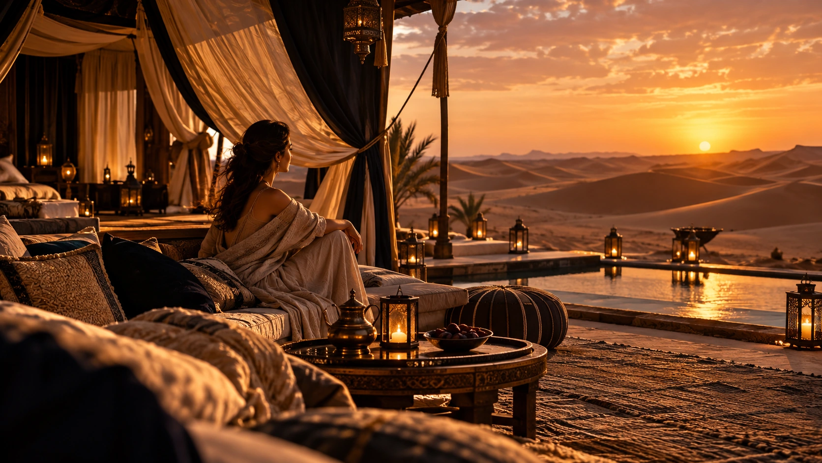 AI-generated illustration of Desert Reverie. Fictional, not commercially available.